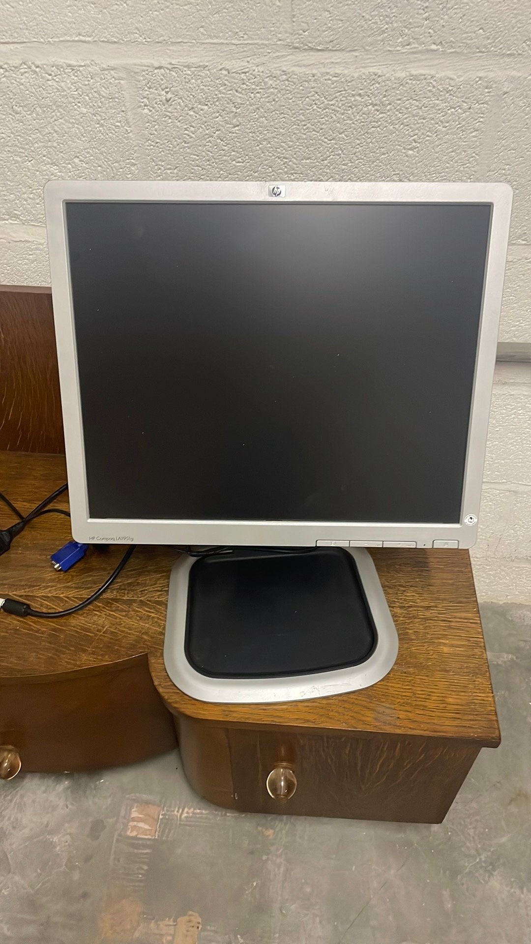 Hp compaq la1951g monitor, Computers en Software, Monitoren, Ophalen, Zo goed als nieuw, DVI