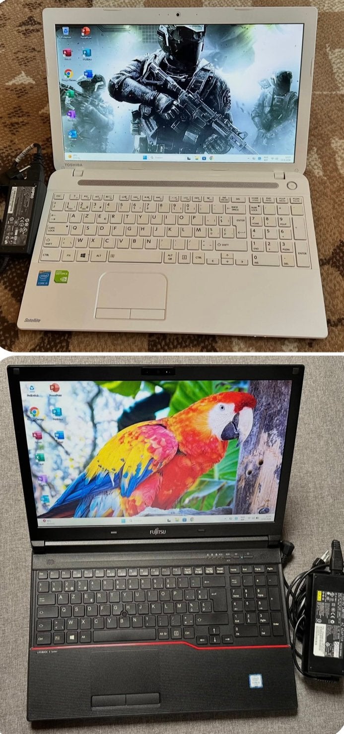 2 goede laptops te koop/ i5 proc/8gb ram/128gb ssd/Win 11/, Enlèvement, Comme neuf