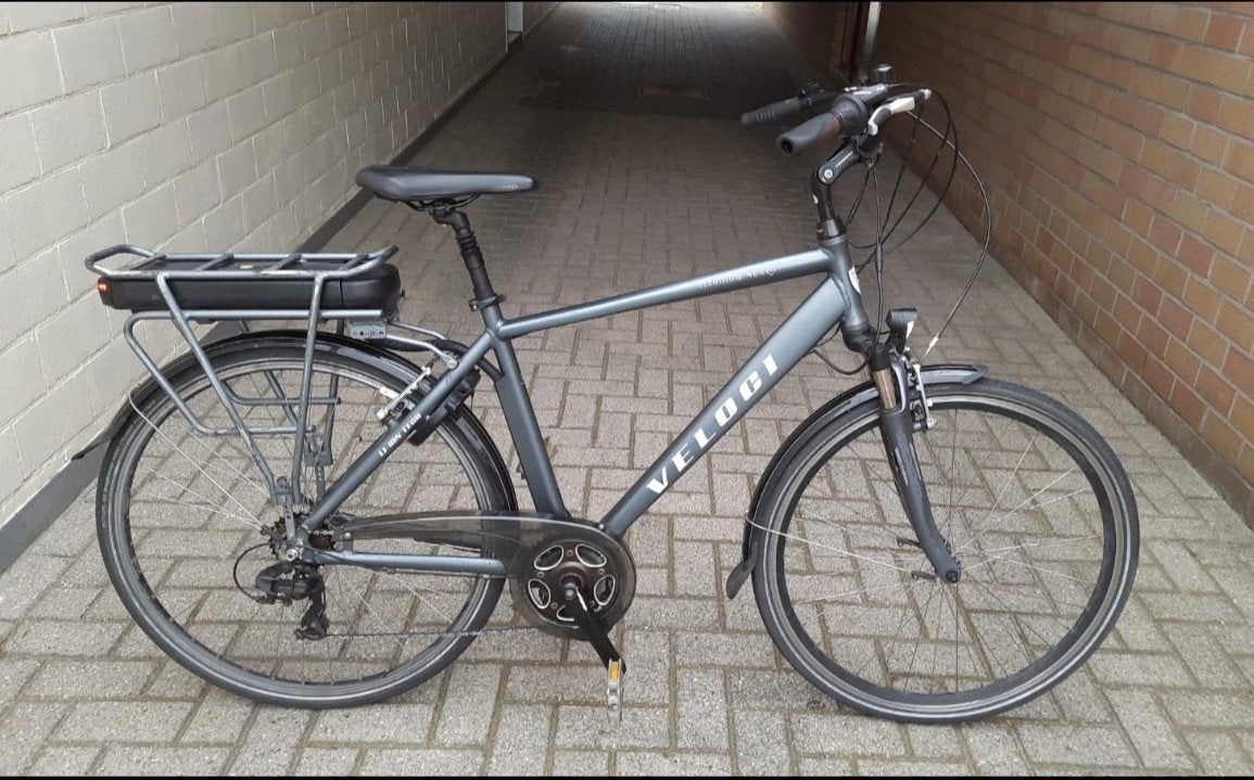 Elektrische herenfiets Veloci Titanium 468, Fietsen en Brommers, Elektrische fietsen, Gebruikt, 47 tot 51 cm, 30 tot 50 km per accu