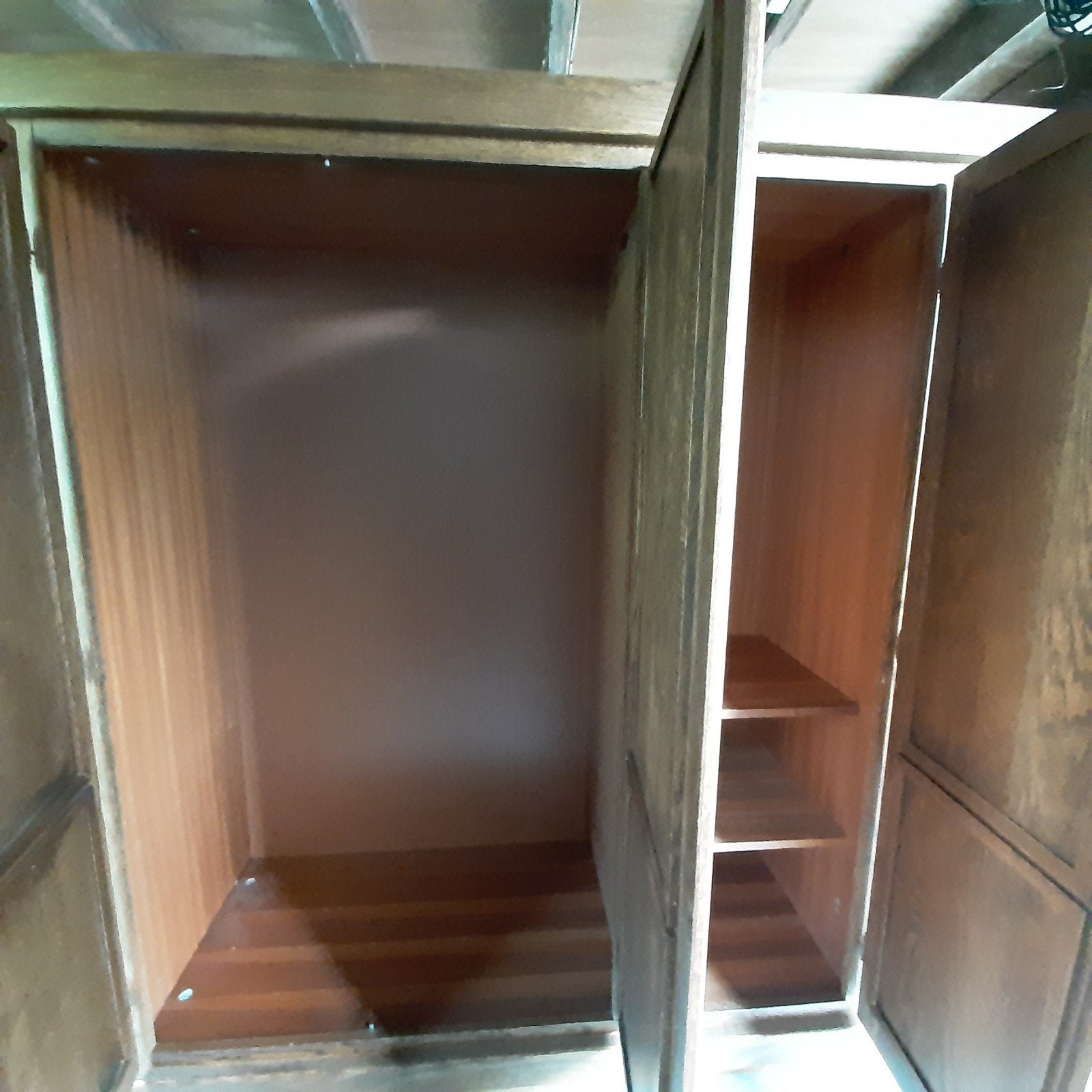 Eiken kleerkast, Huis en Inrichting, Ophalen, Gebruikt, Eikenhout, 200 cm of meer