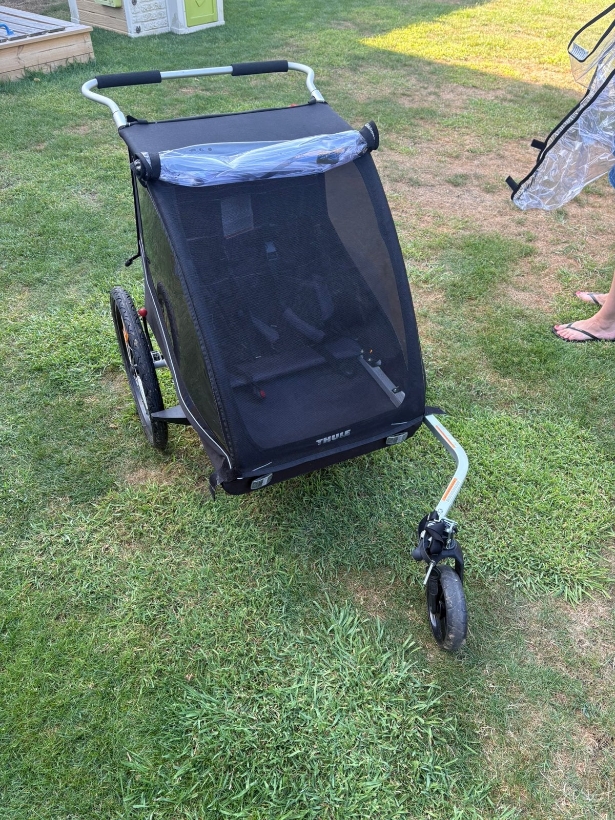 Fietskar Thule XT, Ophalen, Zo goed als nieuw