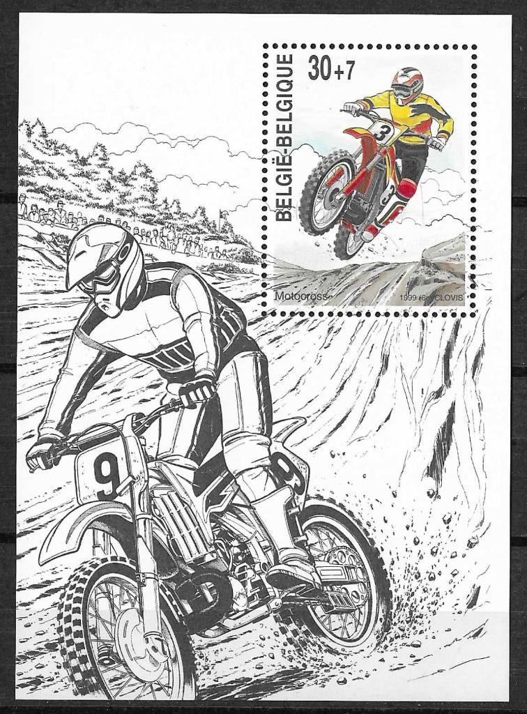 België OPC BL79 Motorsport **, Ophalen of Verzenden, Postfris, Postfris, Sport