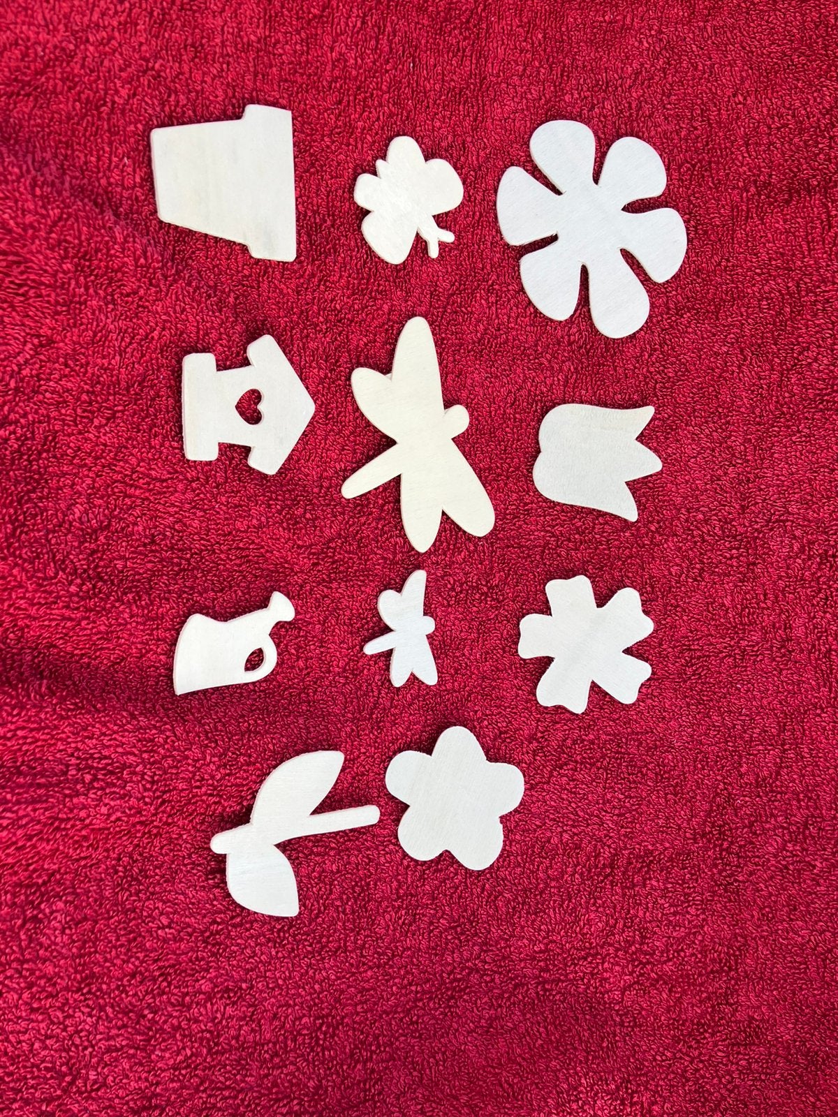 Formes en bois pour décoration, peinture, artisanat - fleurs, Neuf, Enlèvement ou Envoi, Fait main, Matériel de bricolage