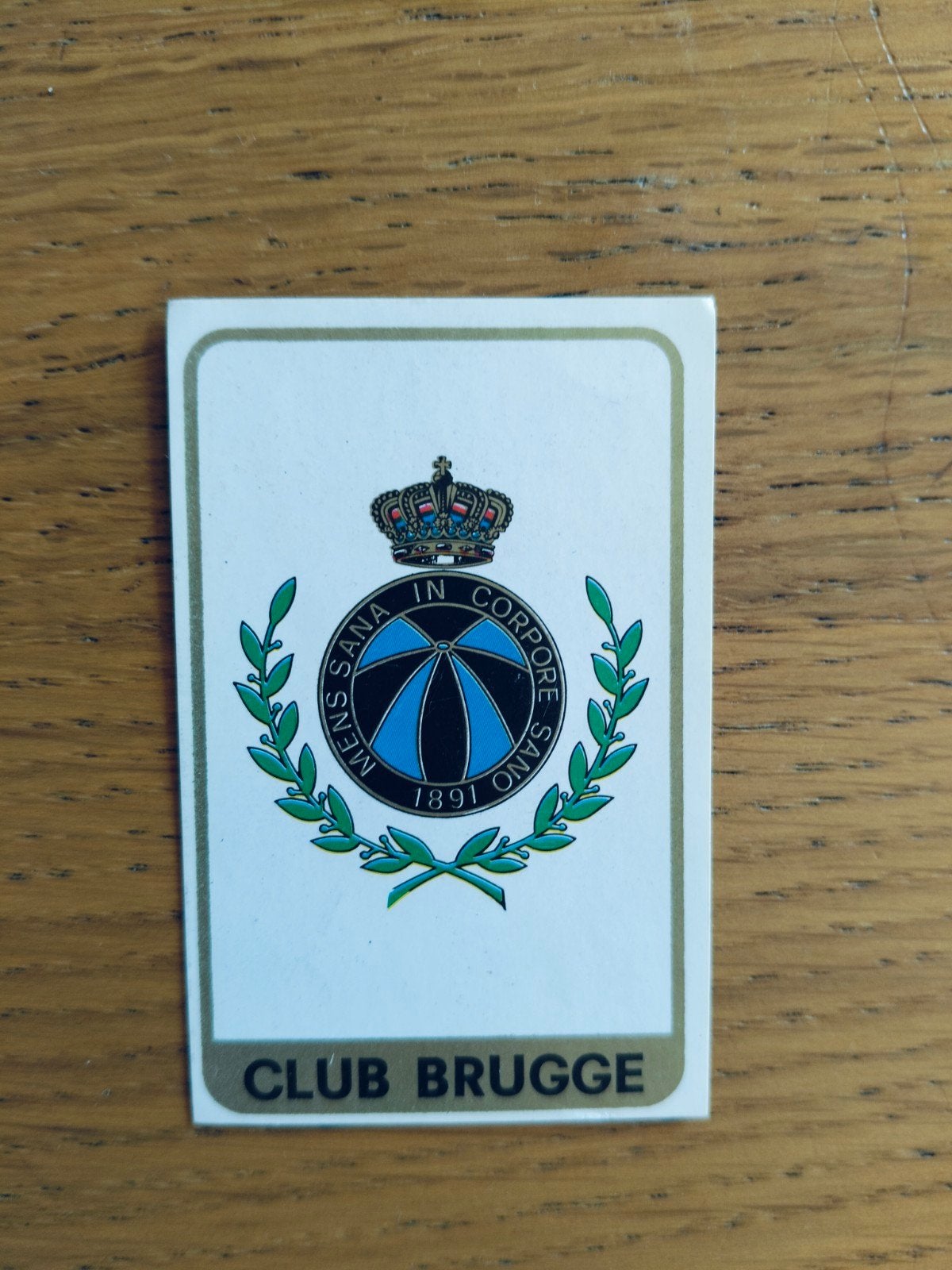Panini Football 1972-1973 embleem Club Brugge, Ophalen of Verzenden