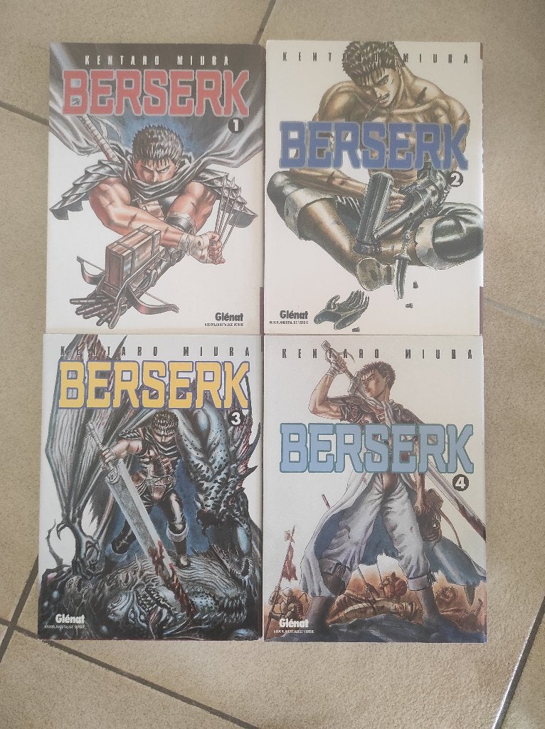 Berserk Manga Volume 1-4 (NL), Boeken, Strips | Comics, Ophalen, Zo goed als nieuw, Japan (Manga), Meerdere comics