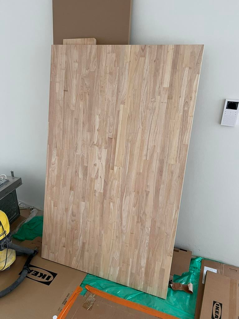 Rubberwood plaat, Ophalen, Nieuw