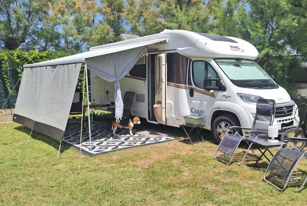 Mobilhome MC Louis Carat 479G, Caravanes & Camping, Camping-cars, Particulier, jusqu'à 5, Semi-intégral, McLouis, Fiat, 7 à 8 mètres
