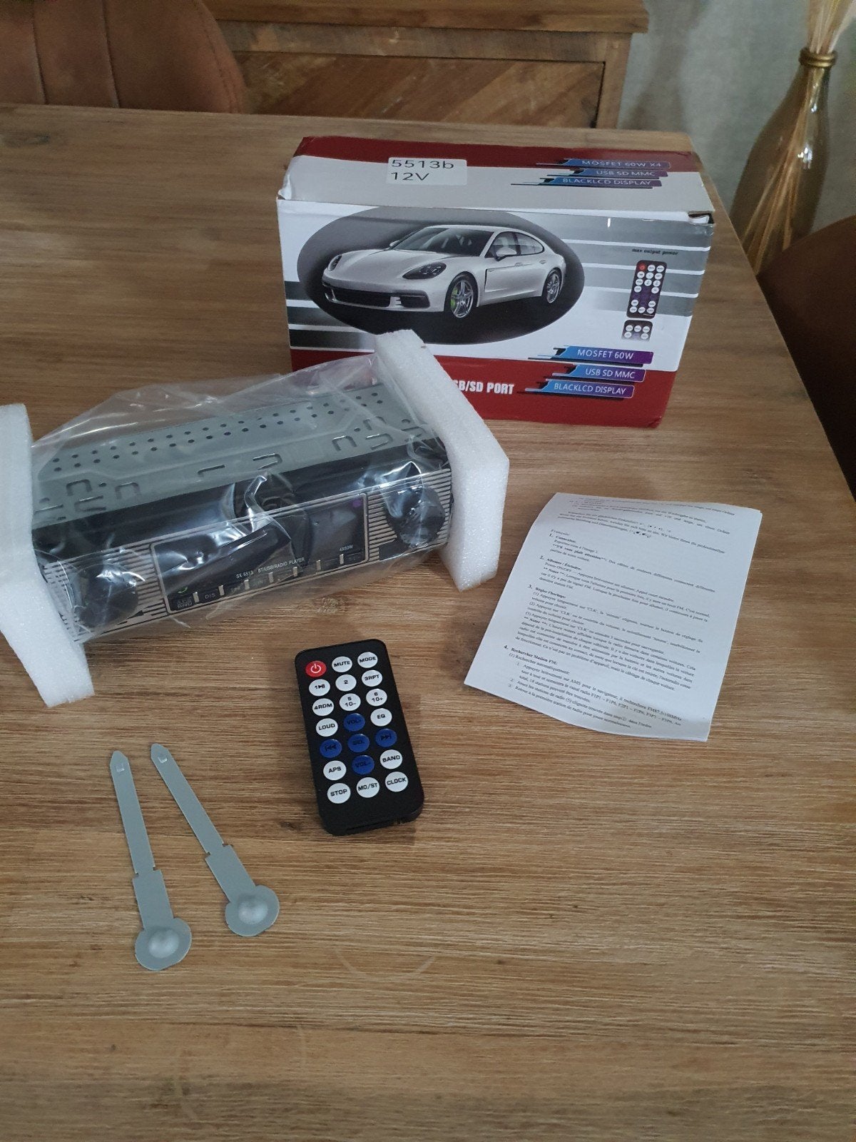 auto radio oldtimer retro look, Enlèvement
