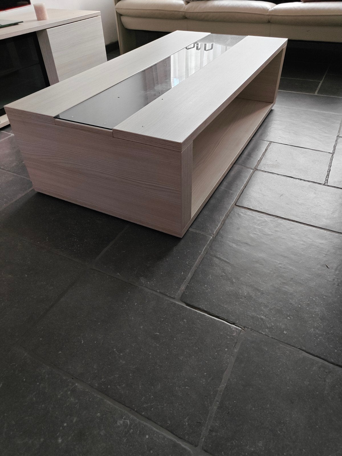 salontafel, Ophalen