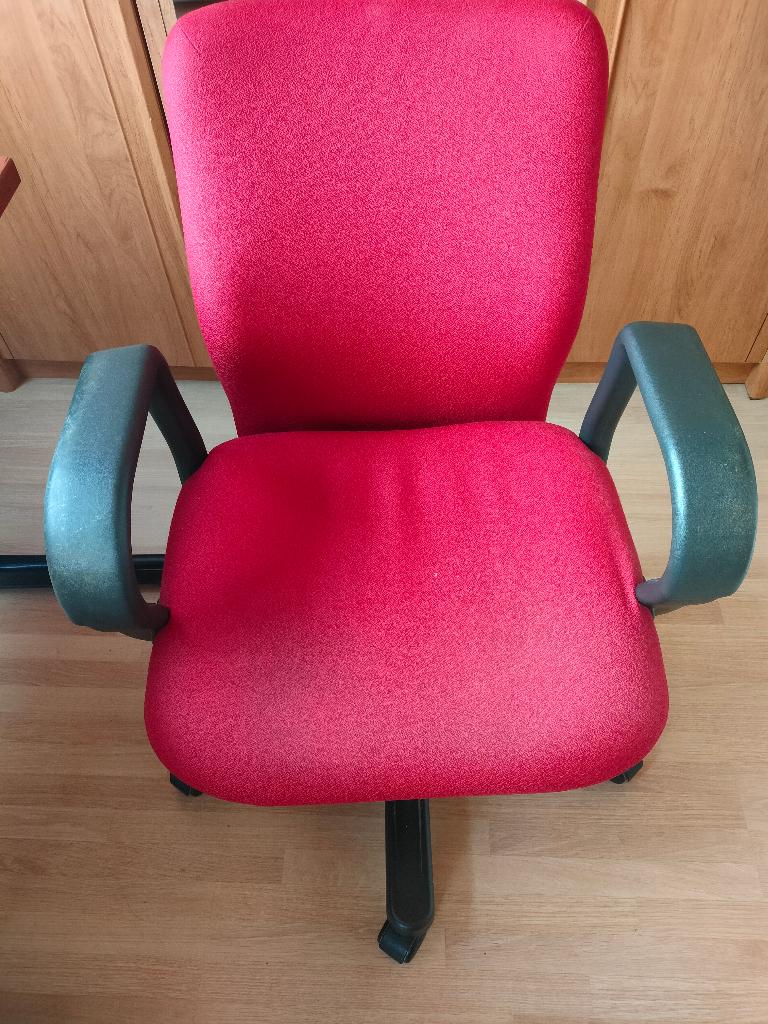 Chaises de bureau, Rouge, Enlèvement, Utilisé, Chaise de bureau