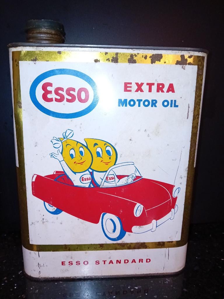 Bidon d'huile vintage pour huile moteur Esso, Enlèvement ou Envoi, Comme neuf