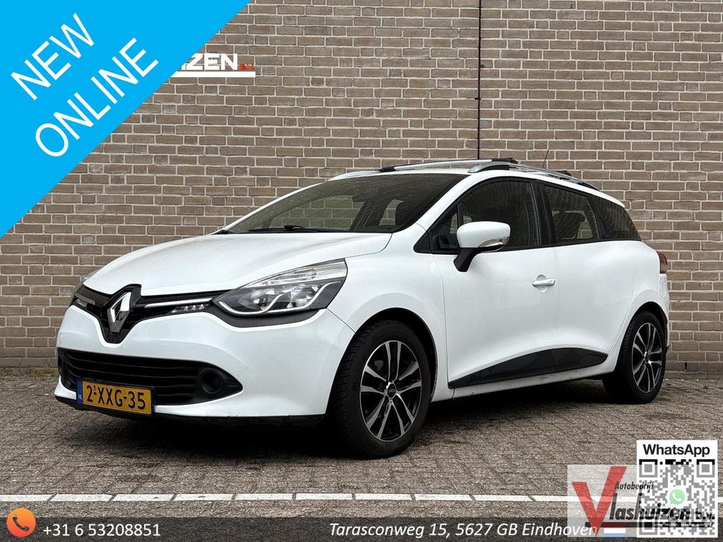 Renault Clio Estate 0.9 TCe Expression | Airco | Cruise | Tr, Auto's, Start-stop-systeem, Wit, Bedrijf, 104 g/km