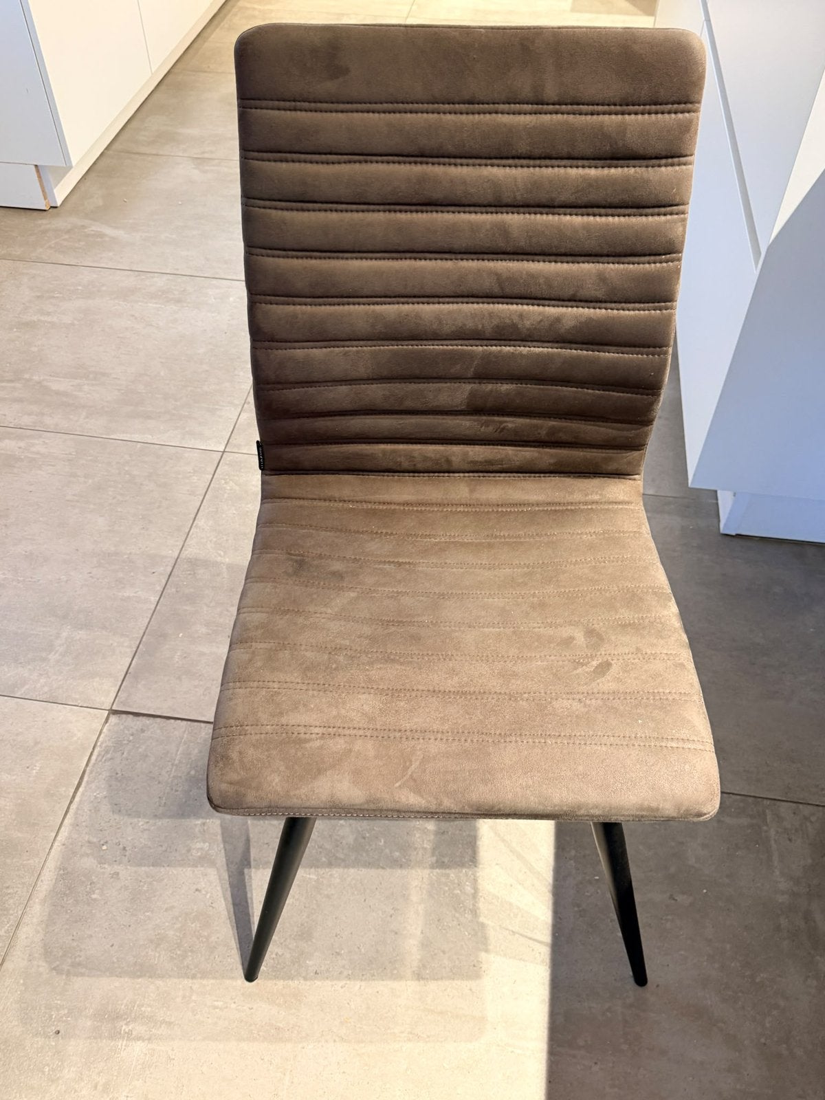 Eetkamerstoelen grijs 6stuks, Ophalen, Zo goed als nieuw, Grijs, Vijf, Zes of meer stoelen