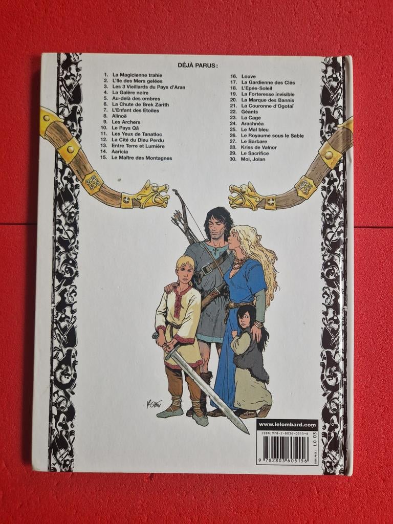 Bd thorgal 9, Enlèvement ou Envoi