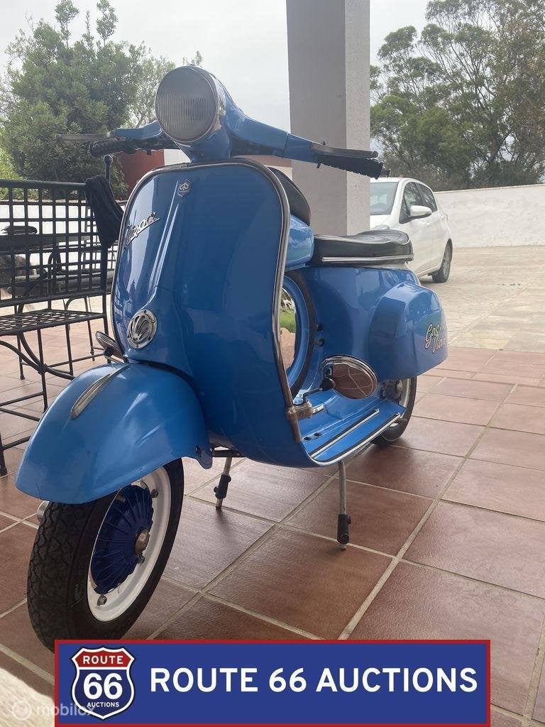 Vespa Super 125 | 1968 | Route 66 Auctions, Overige merken, Zwart, Bedrijf, Handgeschakeld