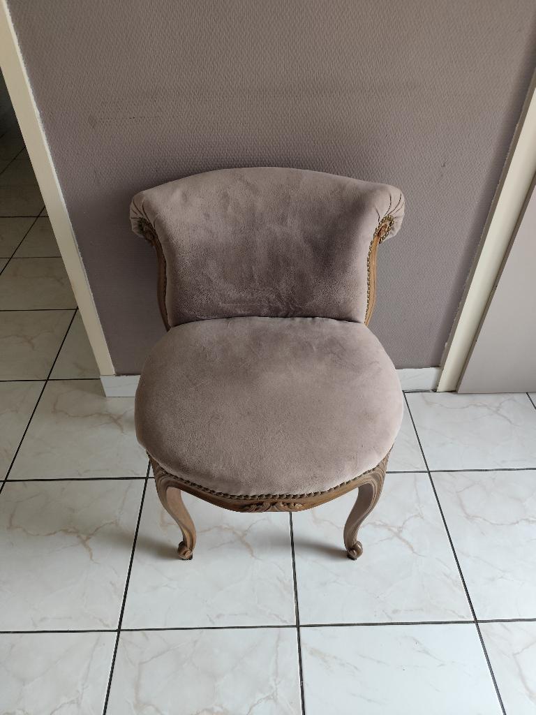 Tabouret style ancien, Huis en Inrichting, Krukjes, Ophalen, Gebruikt, Hout