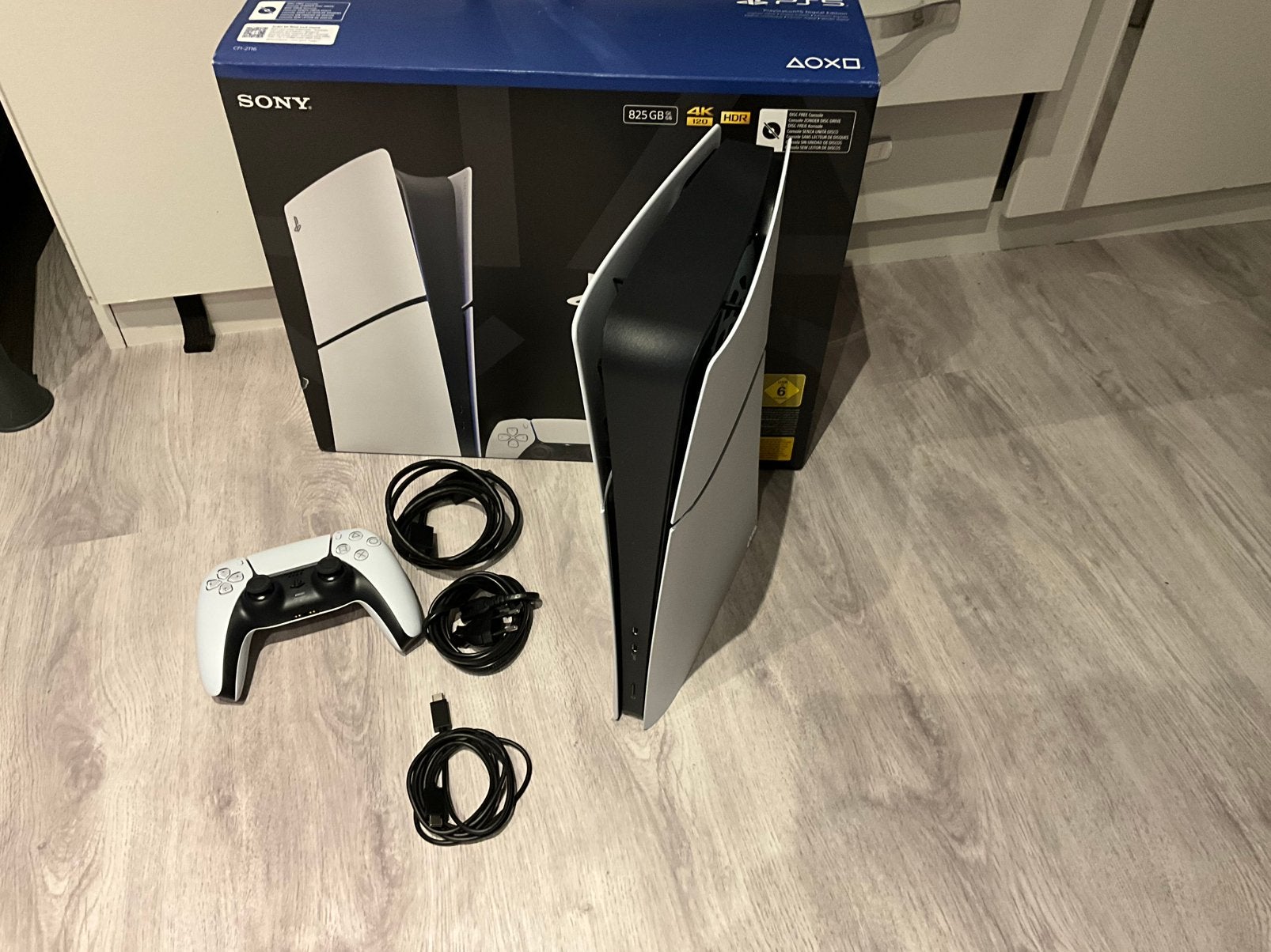 Ps5 slim digitale edition met garantie top staat, Ophalen, Zo goed als nieuw, Playstation 5 Digital
