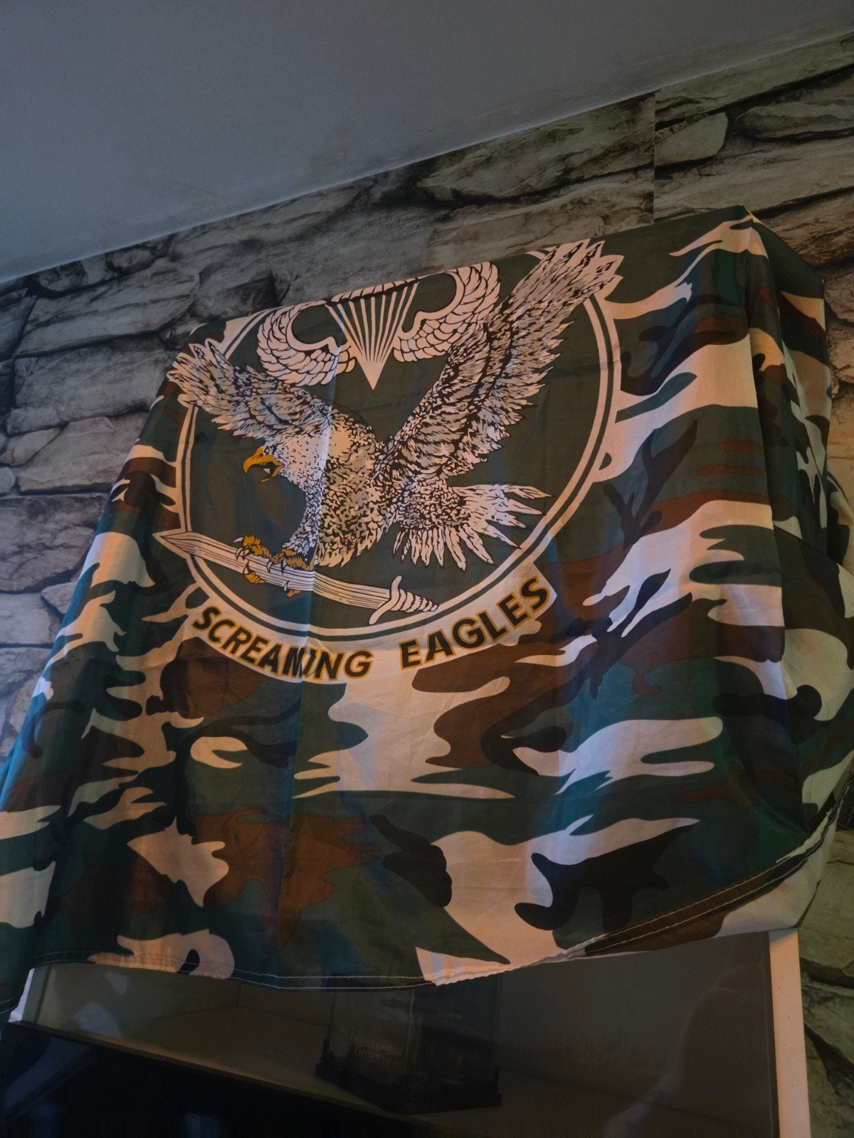 Vlag airborne screaming eagles, Diversen, Vlaggen en Wimpels, Ophalen of Verzenden