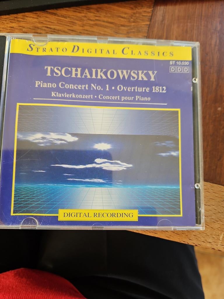 CD Tschaikowsky Piano Concert No.1-ouverture 1812 Strato Cl., Ophalen of Verzenden