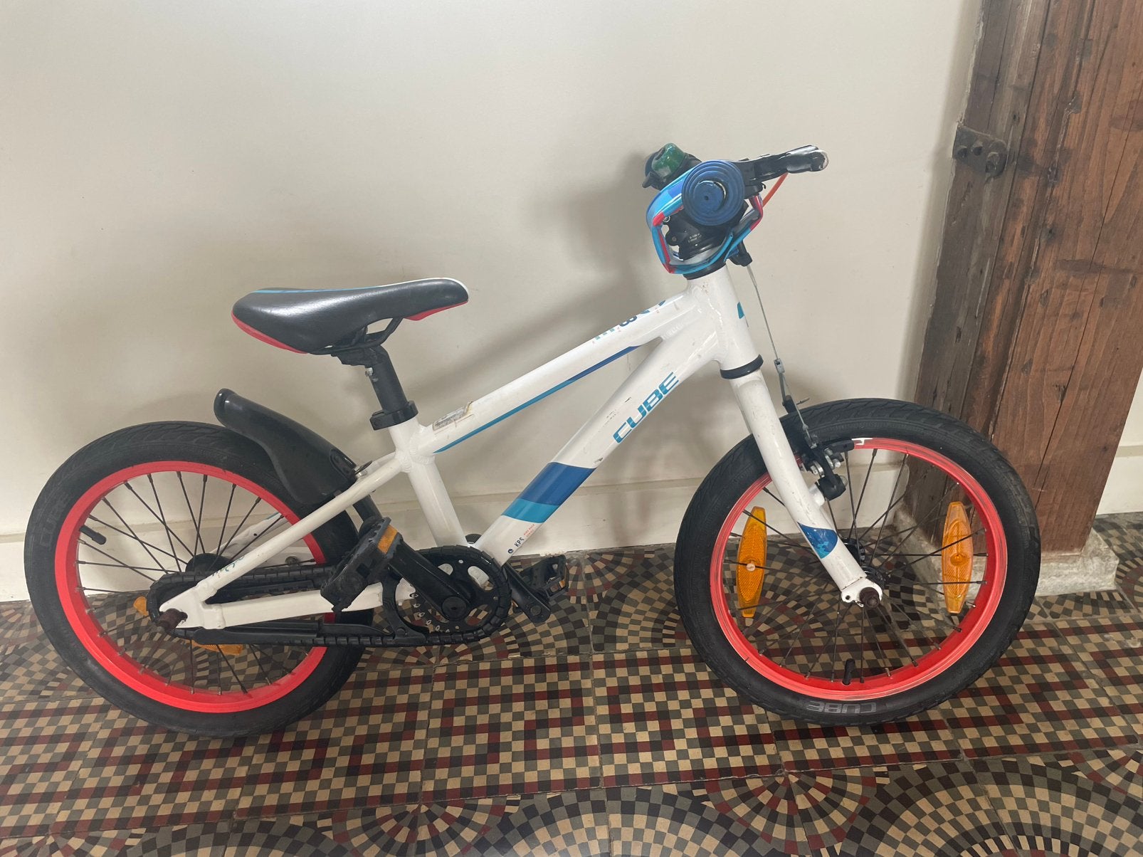 CUBE Cubie Race 160 – lichte kinderfiets 16 inch, Fietsen en Brommers, Ophalen, Gebruikt, Terugtraprem, 16 tot 20 inch