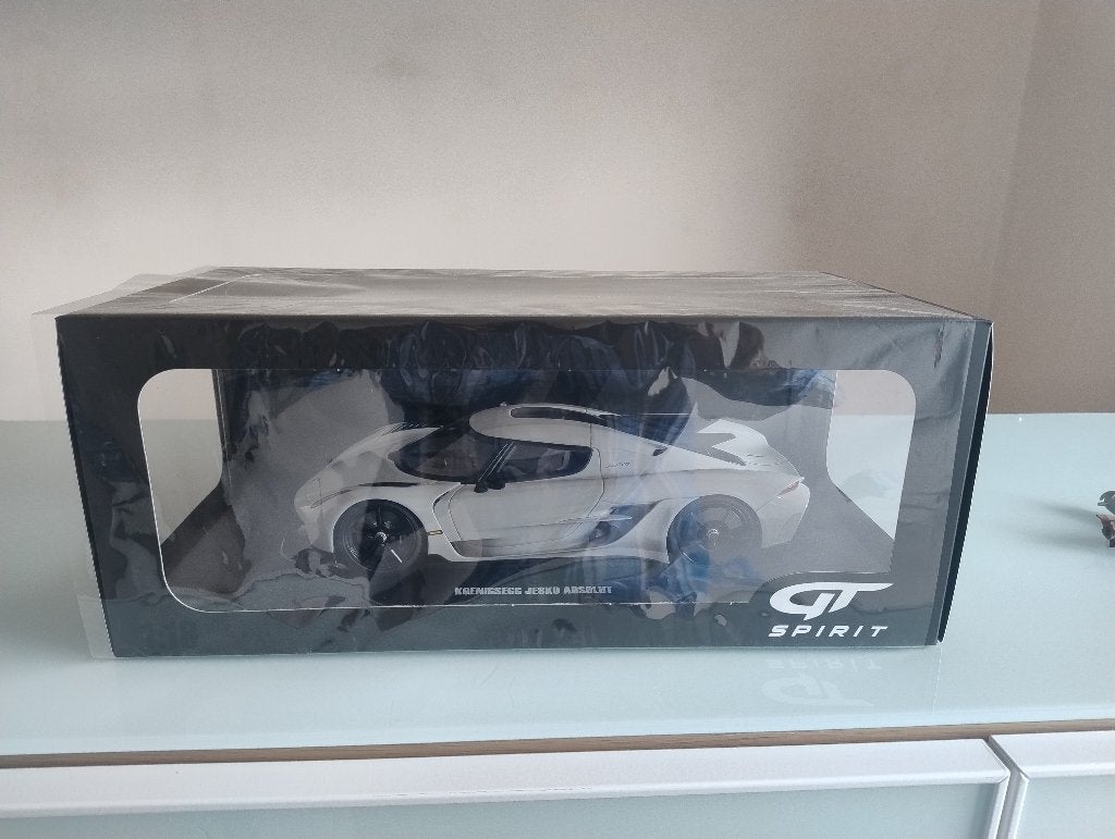 Koenigsegg jesko  1/18 grijs GTSpirit, Enlèvement ou Envoi, Neuf, Voiture, OttOMobile