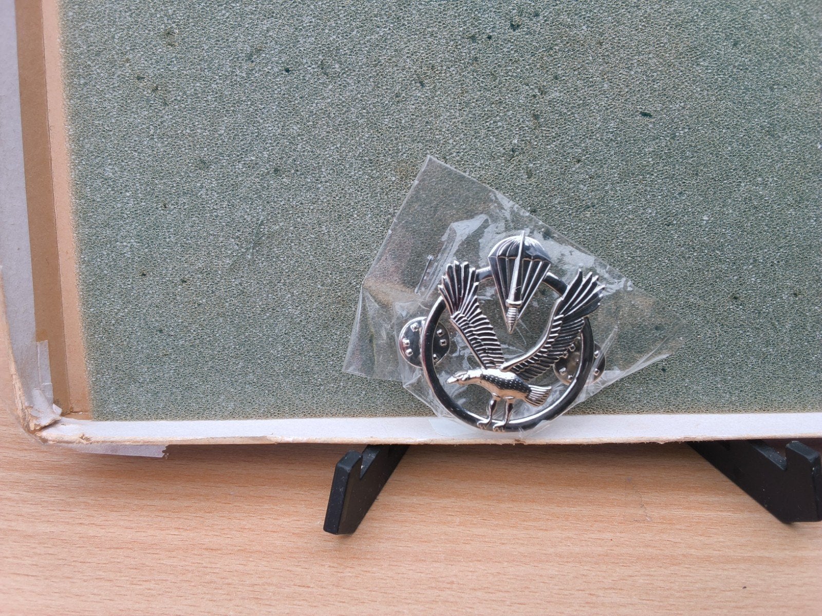chapeau, plaque d'immatriculation ESR para commando, Collections, Enlèvement ou Envoi