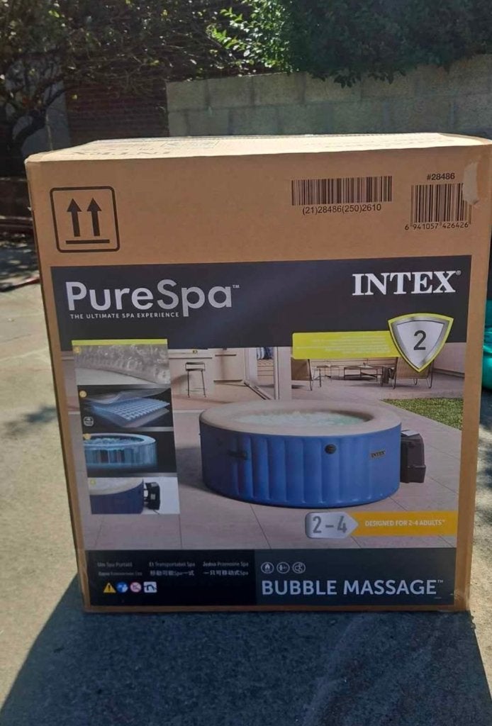 Intex 28486 - Spa jacuzzi, Jardin & Terrasse, Enlèvement, Neuf, Couverture, Gonflable
