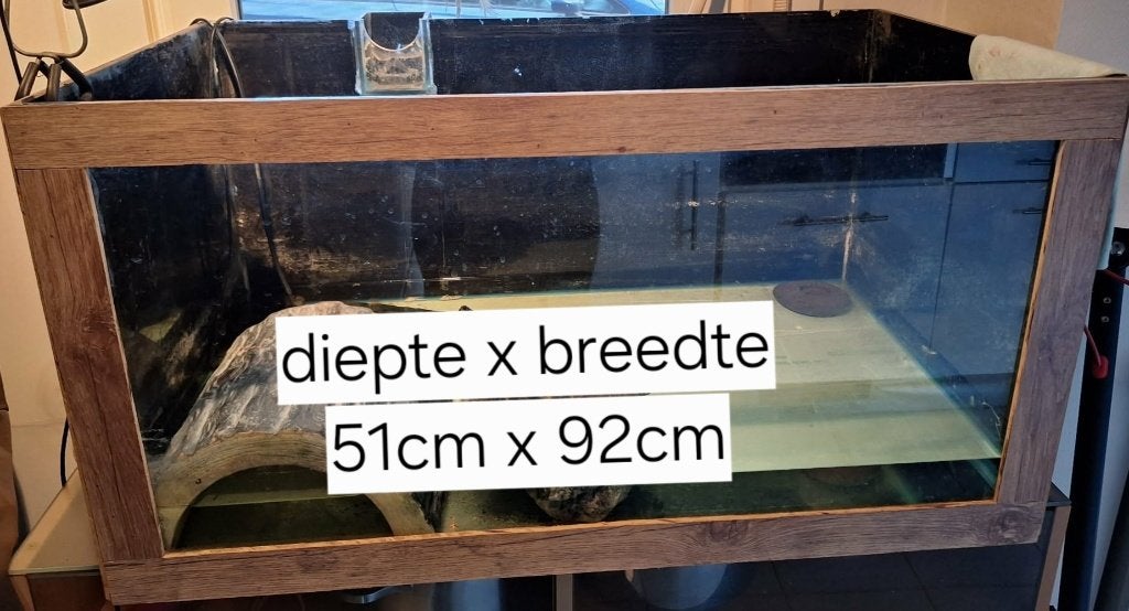 Aquarium, Dieren en Toebehoren, Ophalen, Gebruikt, Leeg aquarium