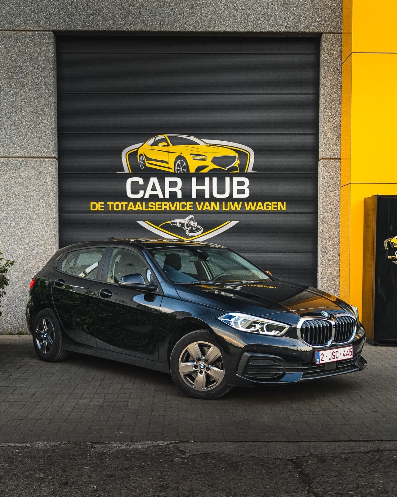BMW 118i automaat, 1 Reeks, Zwart, Bedrijf, 5 deurs