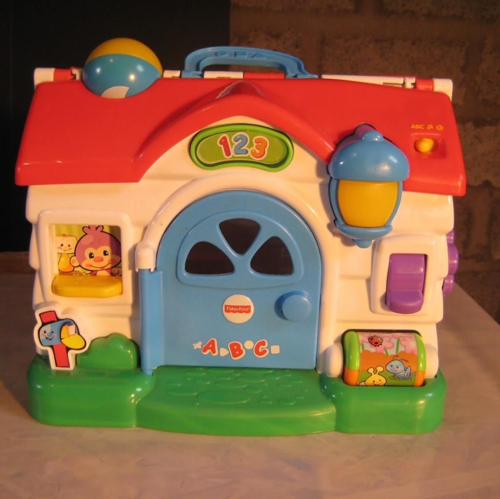 Puppy's activiteitenhuis - Fisher Price, Ophalen of Verzenden, Zo goed als nieuw, Speelset, Met licht