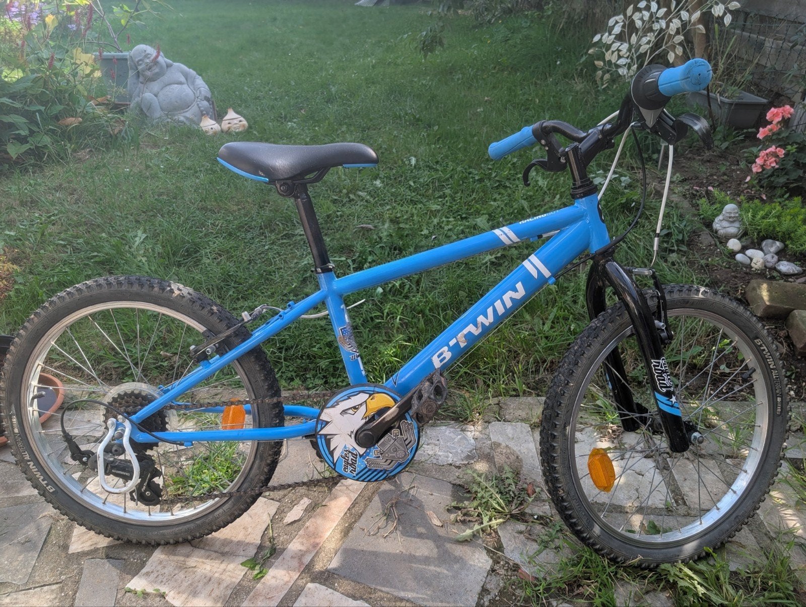 Vélo enfant B-Twin 20 pouces, Vélos & Vélomoteurs, Frein sur jante, Repose-pieds, Enlèvement, Utilisé