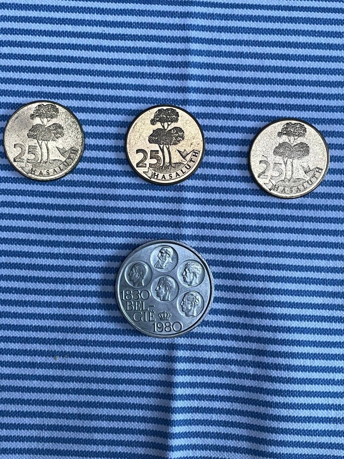 Munten, Ophalen