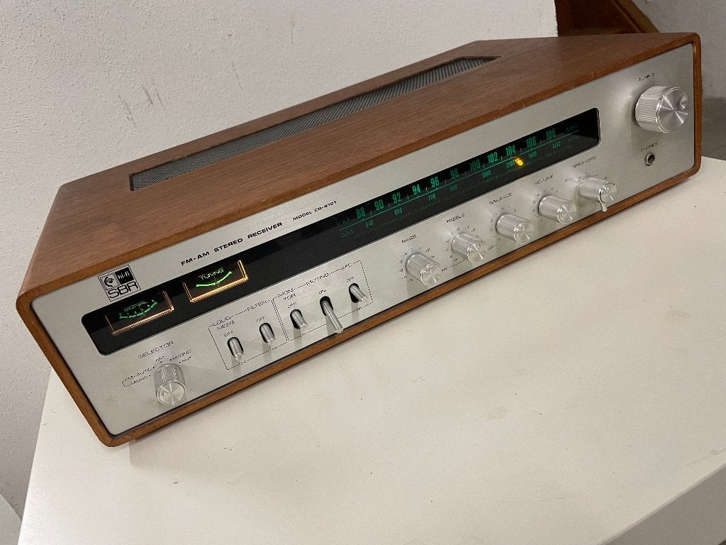 Récepteur Luxman CR-4101 (de marque SBR), TV, Hi-fi & Vidéo, Autres marques, Moins de 60 watts, Enlèvement ou Envoi, Reconditionné
