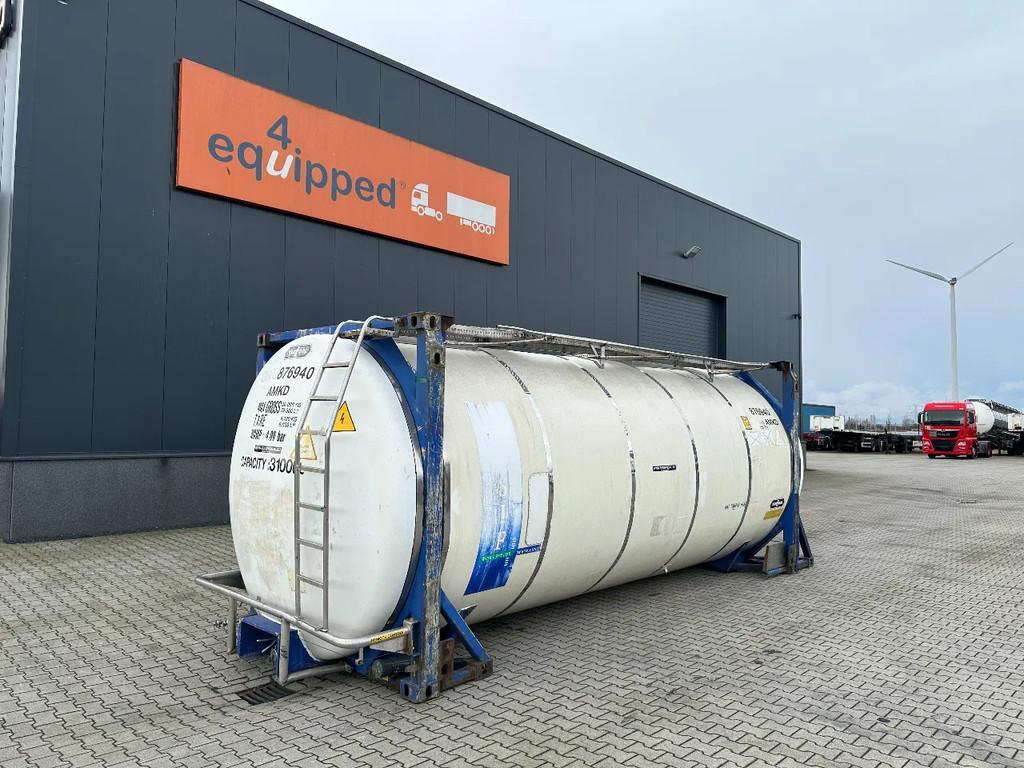 Van Hool 20FT SWAPBODY 30.900L, UN PORTABLE T11, 5Y inspecti, Articles professionnels, Machines & Construction | Abris de chantier & Conteneurs
