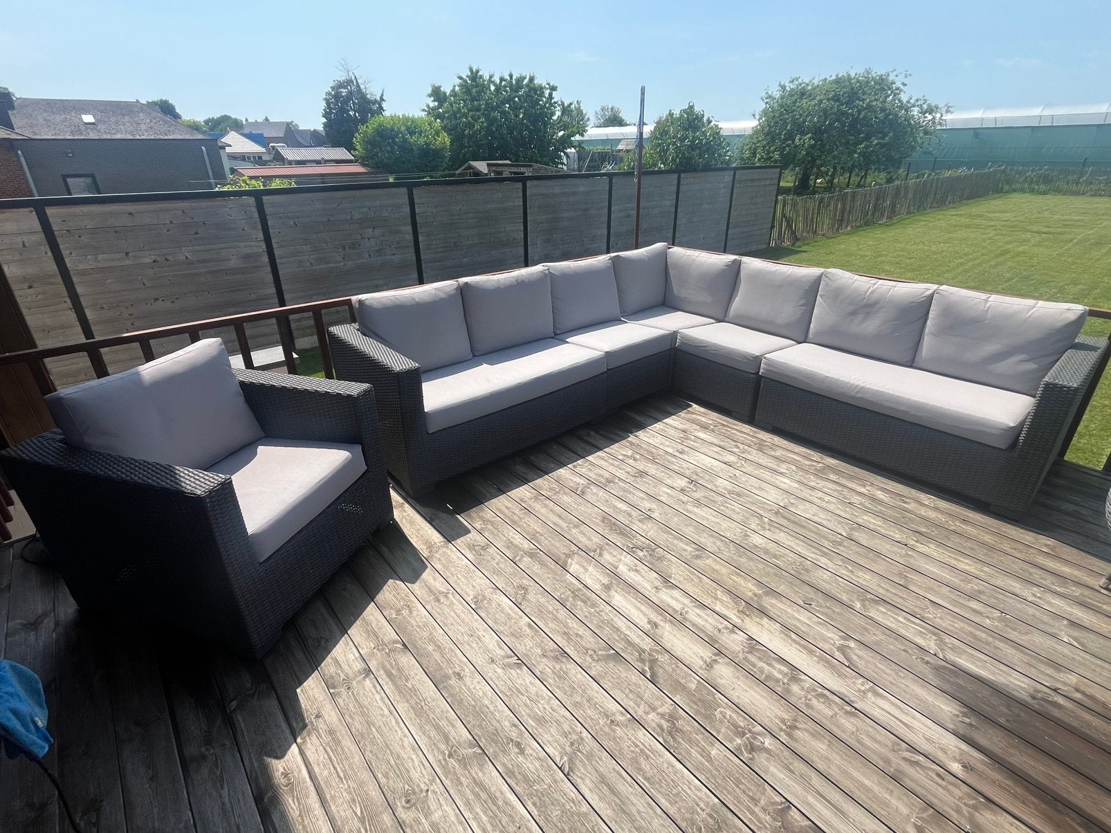 Loungeset, Tuin en Terras, Ophalen, Zo goed als nieuw, Loungeset