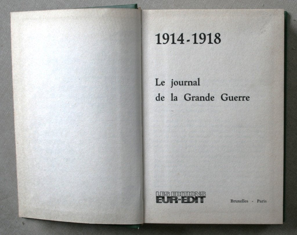 1914-1918 - Le journal de la Grande Guerre., Enlèvement ou Envoi, Avant 1940, Utilisé