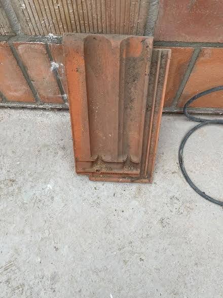 Authentieke oude dakpannen, Doe-het-zelf en Bouw, Ophalen, Gebruikt, Steen of Klei, 15 m² of meer