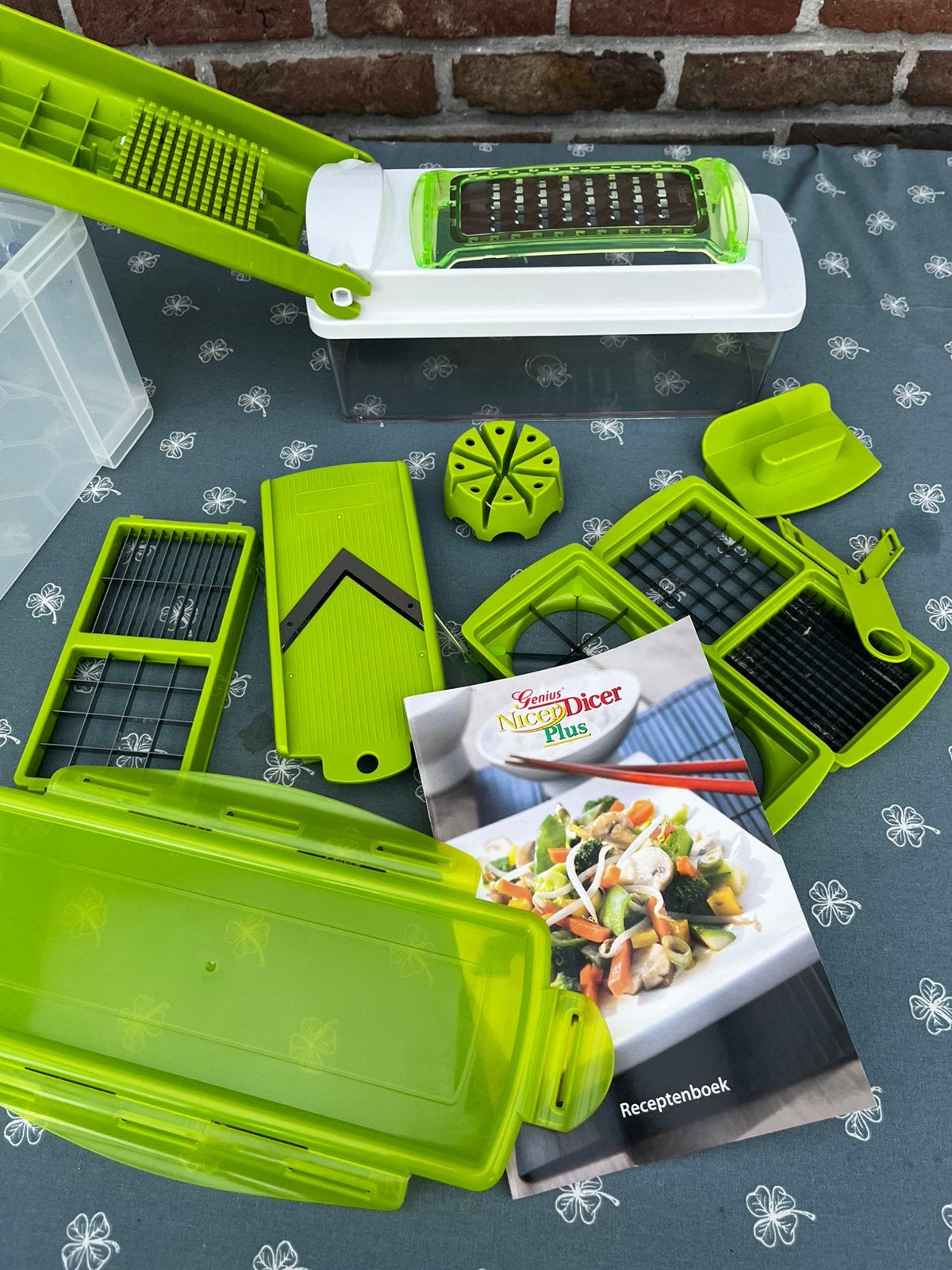 Nicer dicer, Enlèvement, Comme neuf