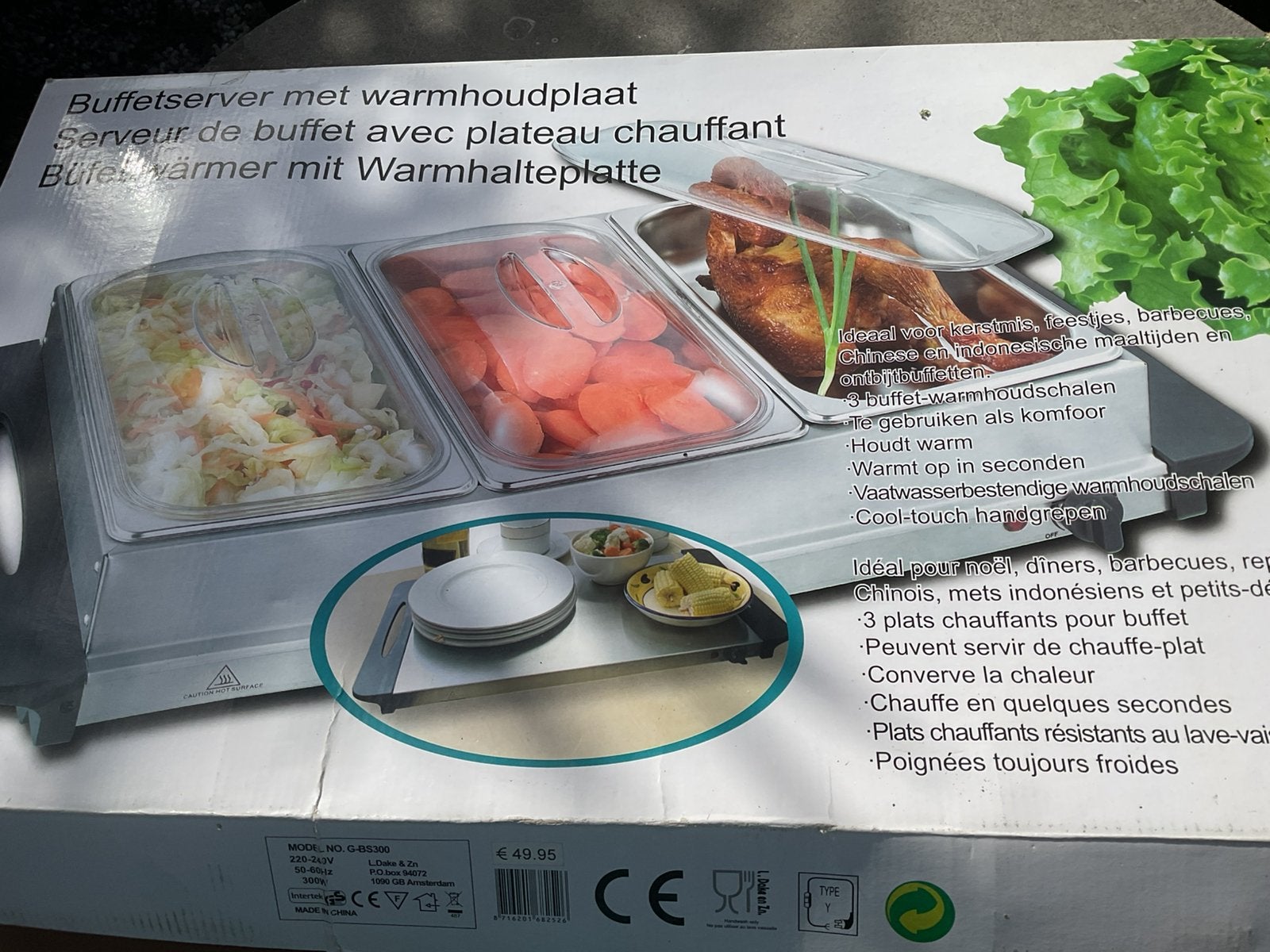 Warmhoudschalen, Jardin & Terrasse, Enlèvement, Comme neuf
