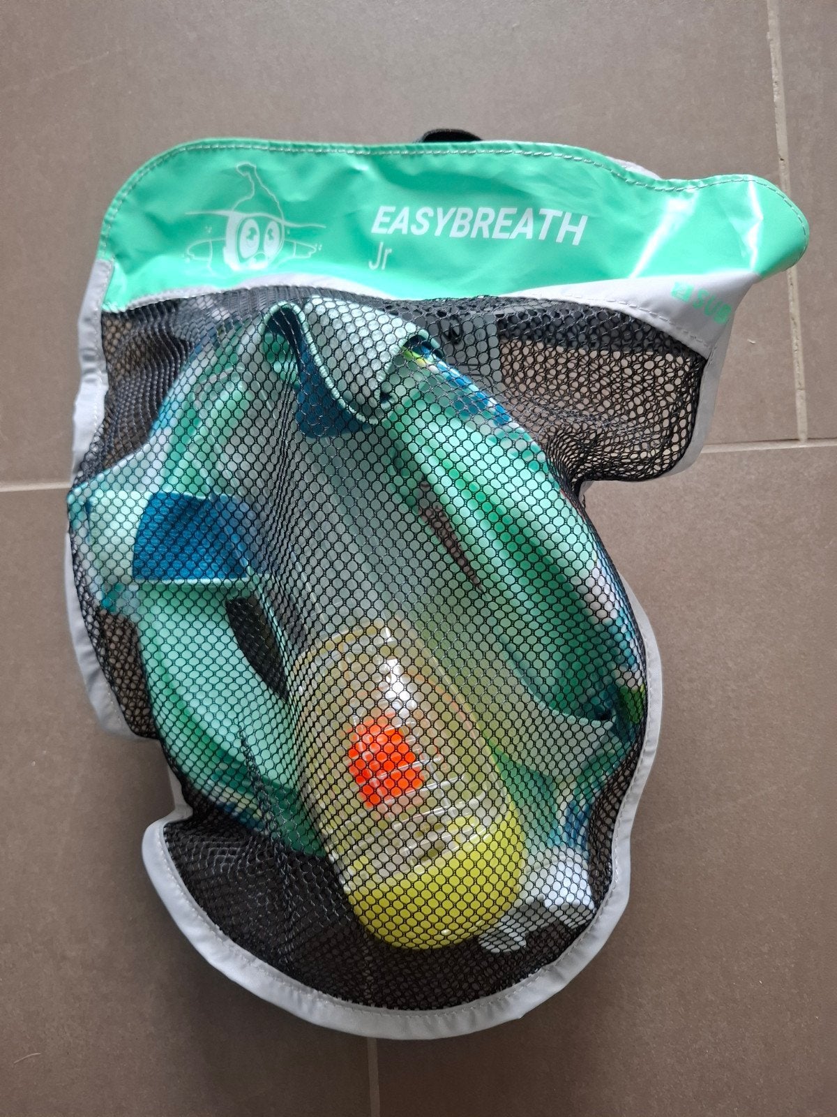 Easybreath duikmasker junior, Watersport en Boten, Ophalen of Verzenden, Zo goed als nieuw, Snorkelmasker