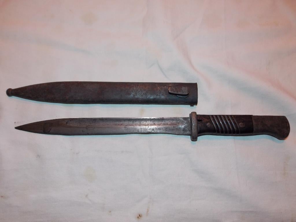 WWII Duitse K98 bajonet, Verzamelen, Militaria | Tweede Wereldoorlog, Ophalen of Verzenden, Landmacht, Mes of Dolk