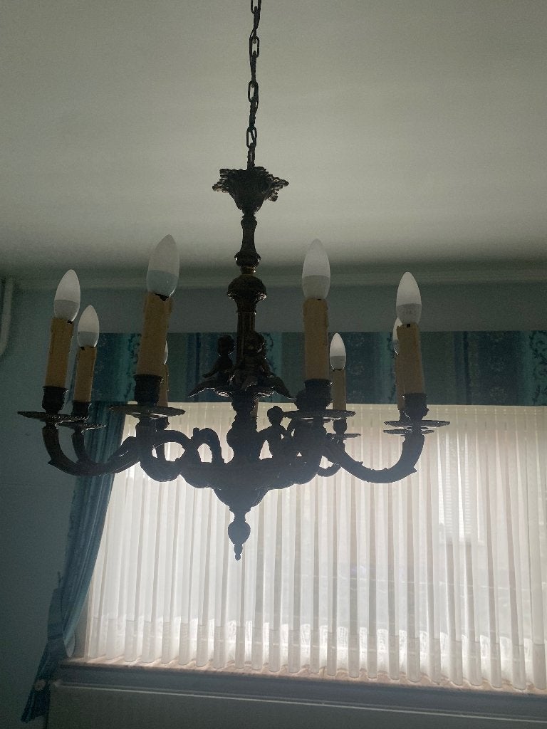 Luster te koop., Huis en Inrichting, Lampen | Kroonluchters, Ophalen, Nieuw, Overige materialen