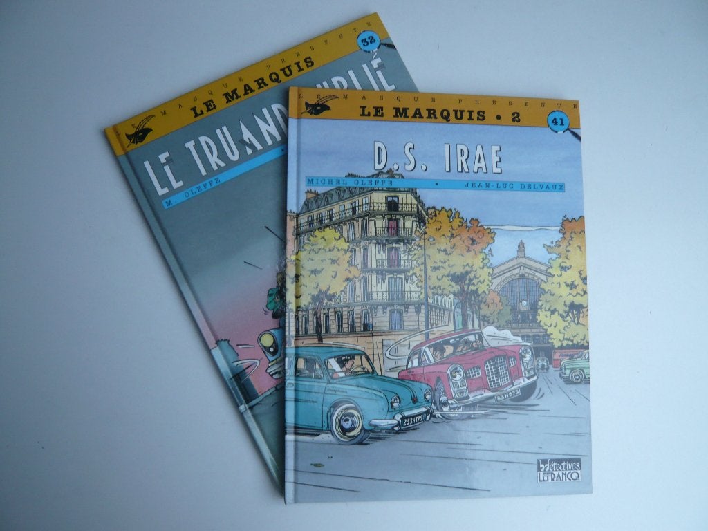 Bd LE MARQUIS tomes 1 et 2 (EO ttbe) avec dédicace, Gelezen, Complete serie of reeks, Ophalen of Verzenden, OLEFFE / DELVAUX