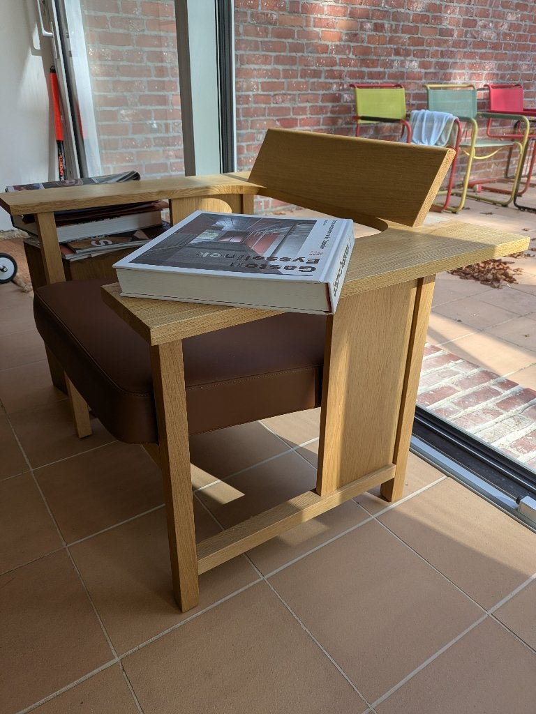 fauteuil, Enlèvement, Utilisé, Bois