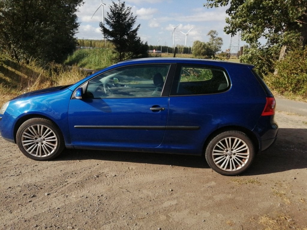 VW GOLF 5 , benzine, Auto's, Voorwielaandrijving, Stof, 4 cilinders, Blauw