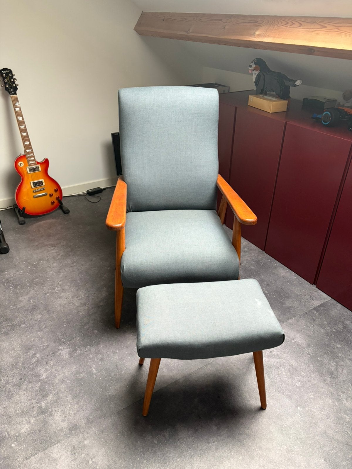 Vintage fauteuil, Huis en Inrichting, Ophalen, Gebruikt