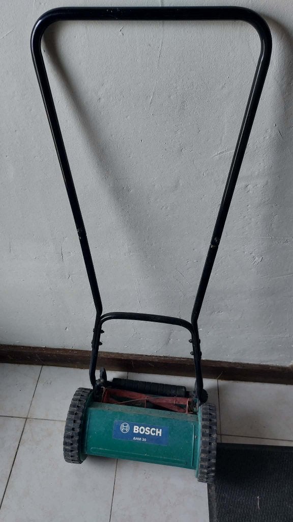 Tondeuse manuelle BOSH AHM30 + bac, Jardin & Terrasse, Tondeuses à gazon, Enlèvement, Utilisé, Bosch Easy Mower