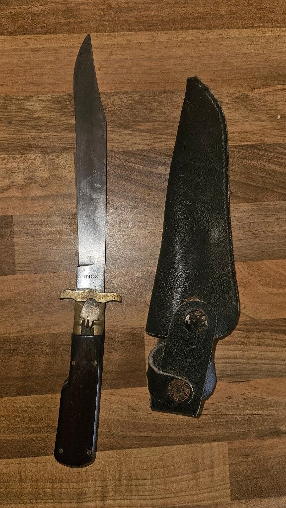 couteau de chasse pliant 1970-90, Collections, Enlèvement, Couteau ou Poignard