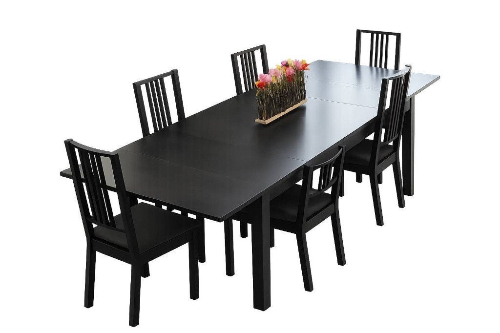 Eet tafel en 6 stoelen, Ophalen, Modern strak, 200 cm of meer, 50 tot 100 cm