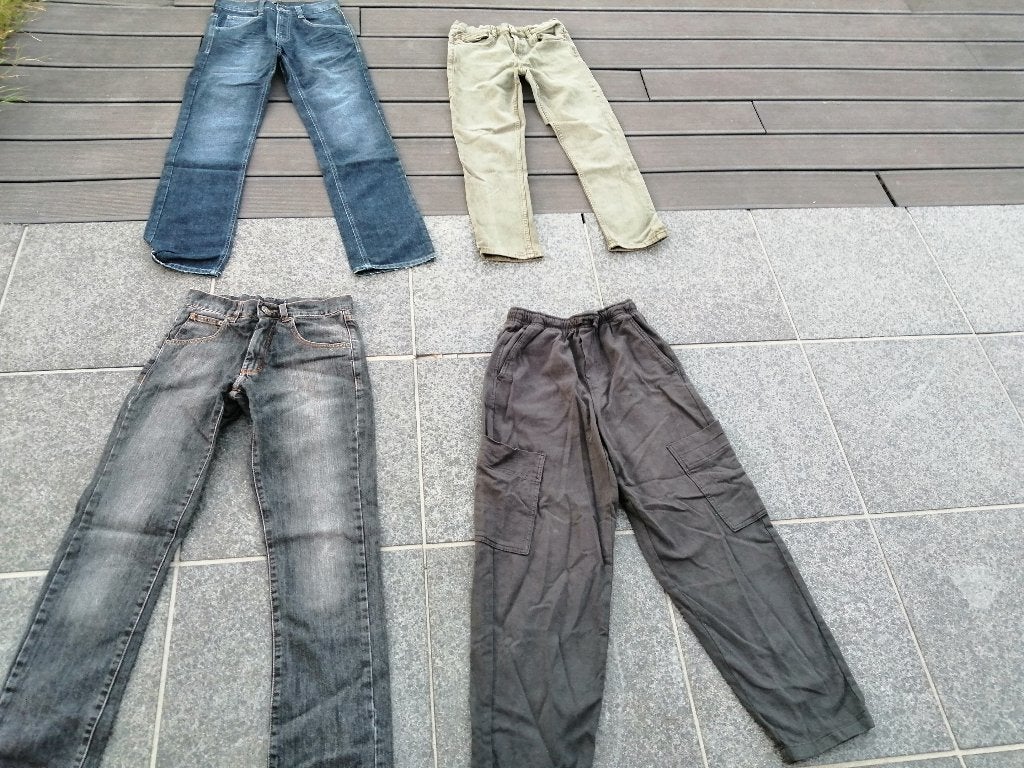 Jeansbroeken jongens 13-14 jaar, Kinderen en Baby's, Kinderkleding | Maat 158, Ophalen of Verzenden, Zo goed als nieuw, Jongen